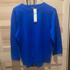 Beautiful blue cashmere sweater NWOT